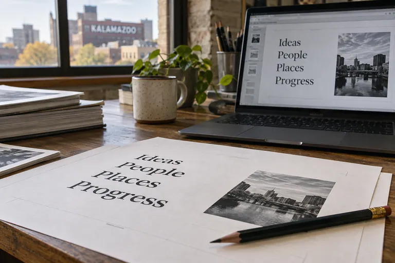 Close view of a printed studio proof